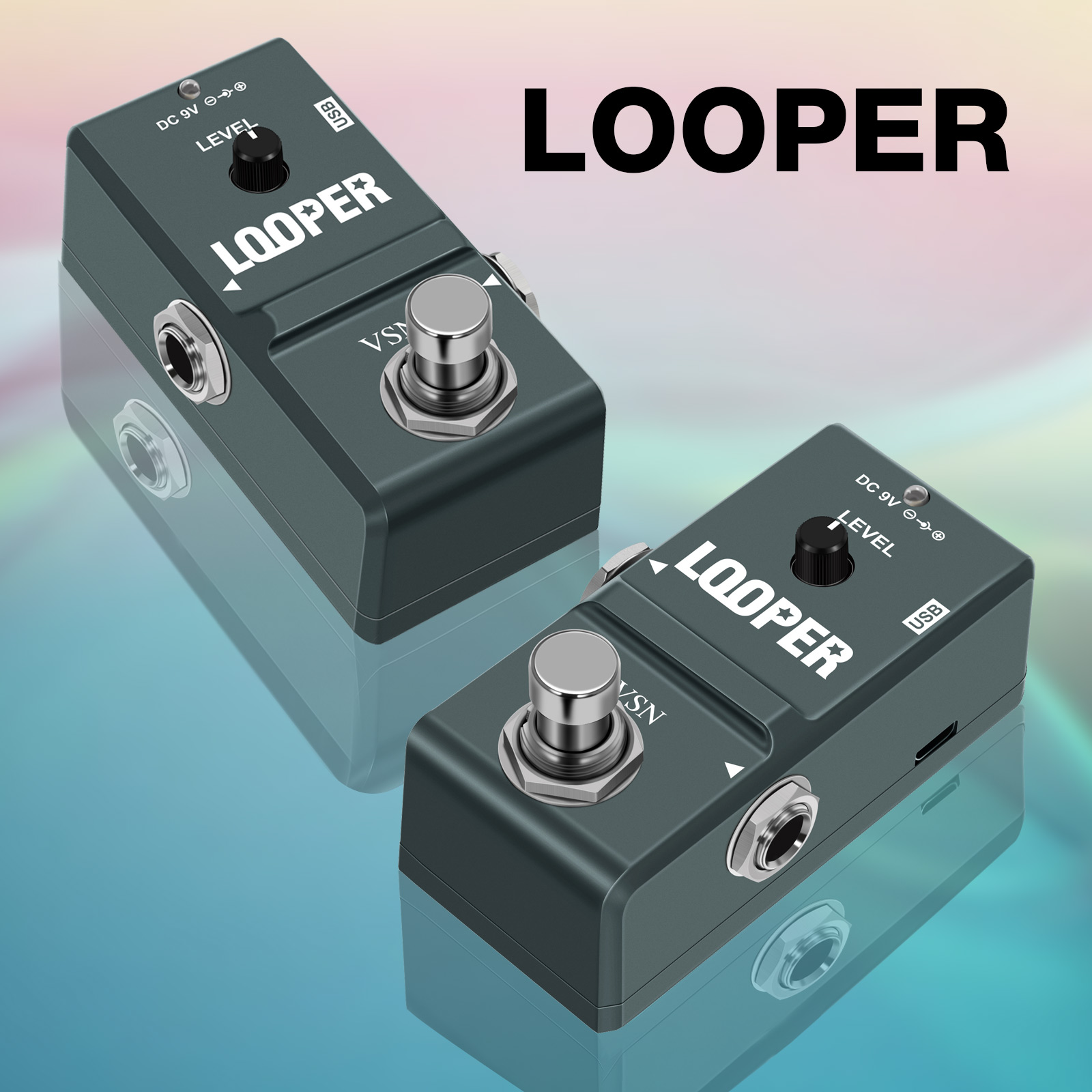 Looper Pedal Guitar - VSN Gitar Looper Pedalı Dijital Looper