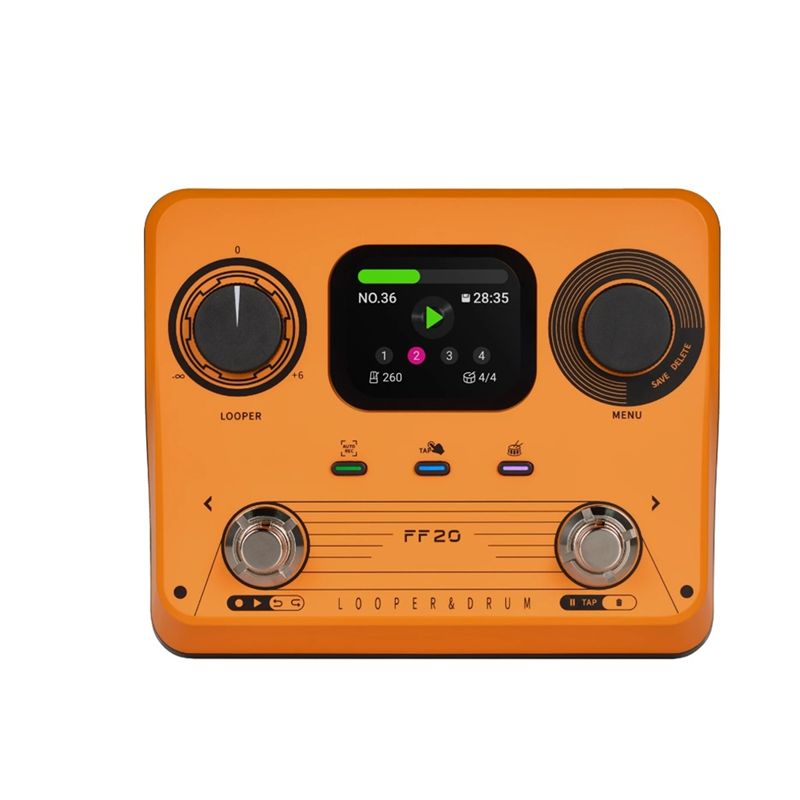 Looper Pedal Guitar - FF20 Stereo Çift Ayak Pedallı Looper