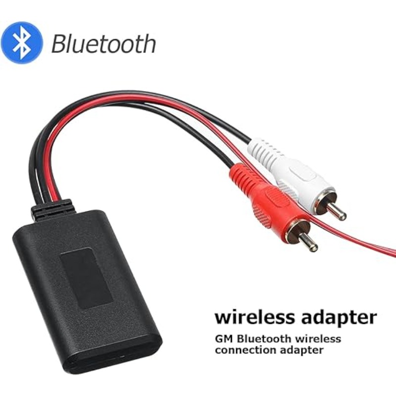 Audio Music Interface - Araba Kablosuz 2 RCA Bluetooth Alıcı