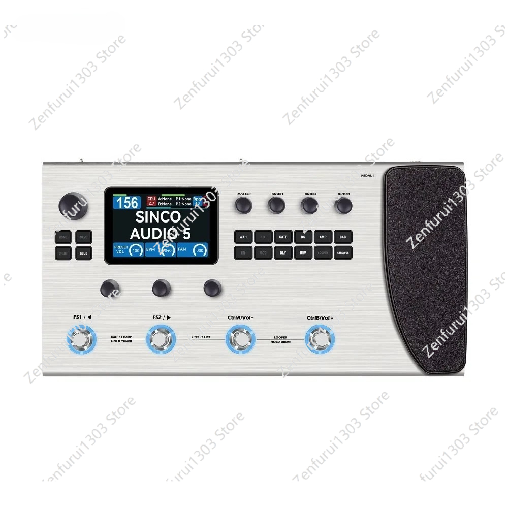 Looper Pedal Guitar - M-VAVE MK-300 Çok Fonksiyonlu Gitar/Bas Efekt