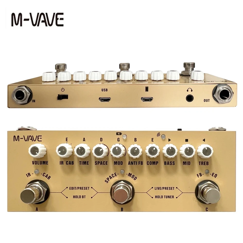 Audio Music Interface - M-vave Küp BEBEK Şarj Edilebilir Çoklu