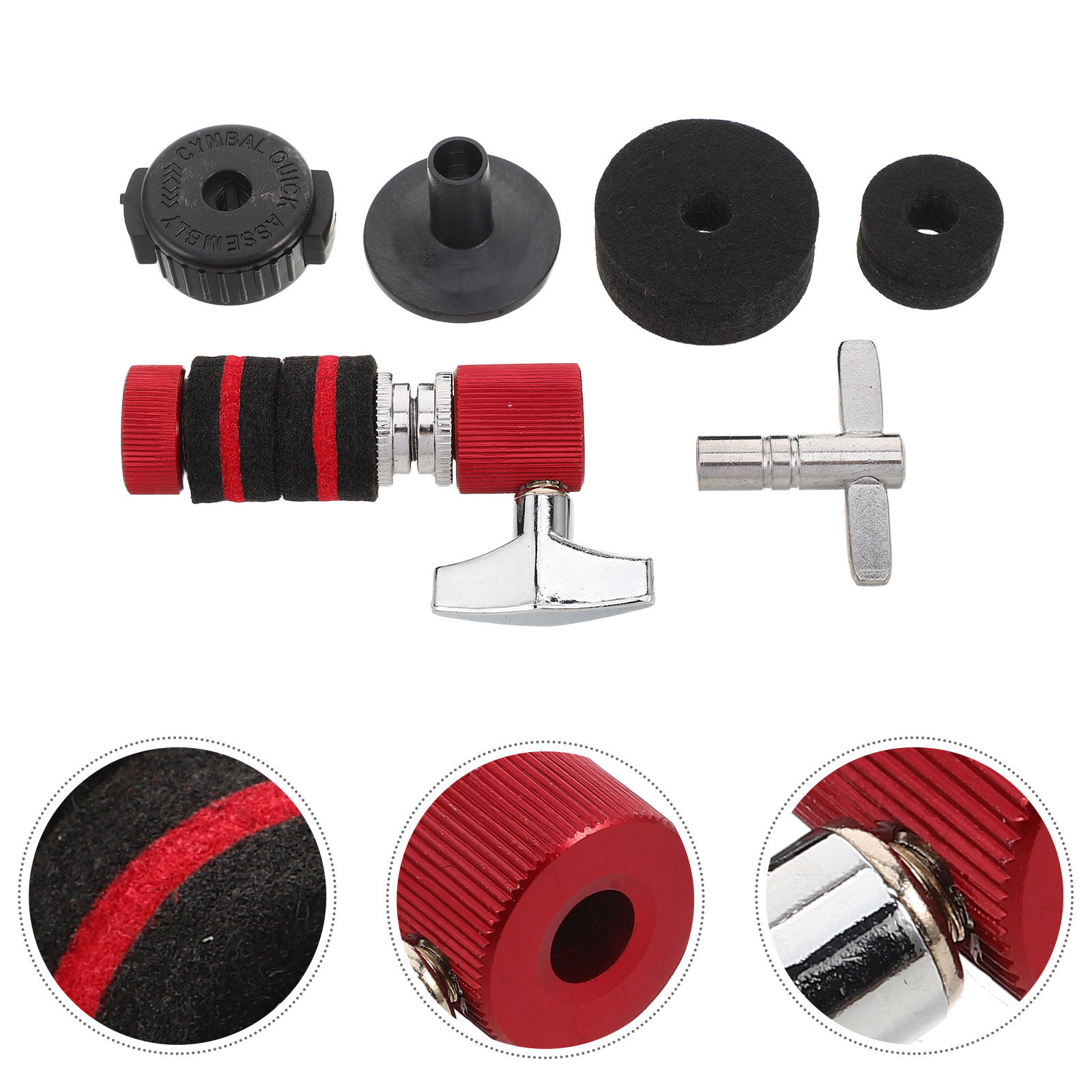Cymbal Hi Hat - 1 Set Davul Donanımı Zil Yedek