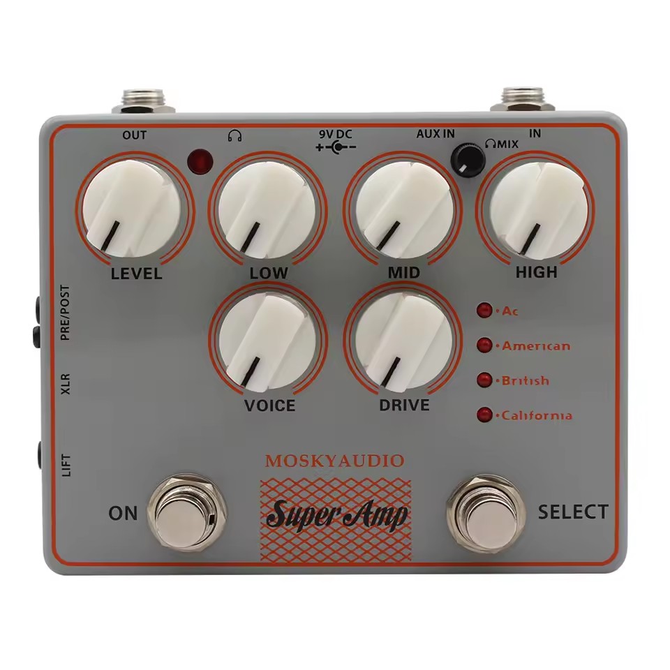Looper Pedal Guitar - Mosky 4 AMP IN ONE Amfi
