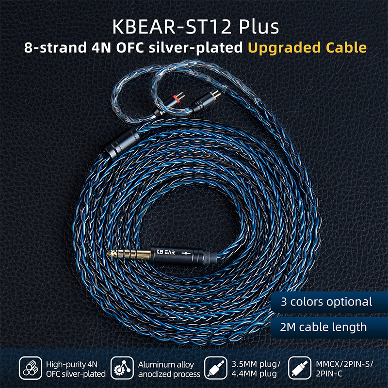 KBEAR ST12 artı IEM kablosu 8  - In Ear Monitor Iem incelemesi ve fiyatı