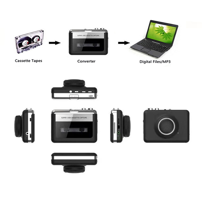 Taşınabilir Stereo USB Kaset Ç - Audio Music Converter To Mp3 incelemesi ve fiyatı