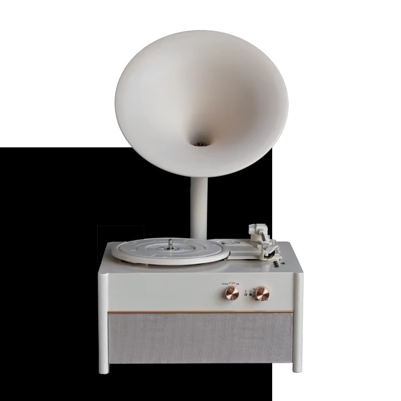 Şık Beyaz Vinil Plak Çalar Vin - Audio Music Player Pc incelemesi ve fiyatı