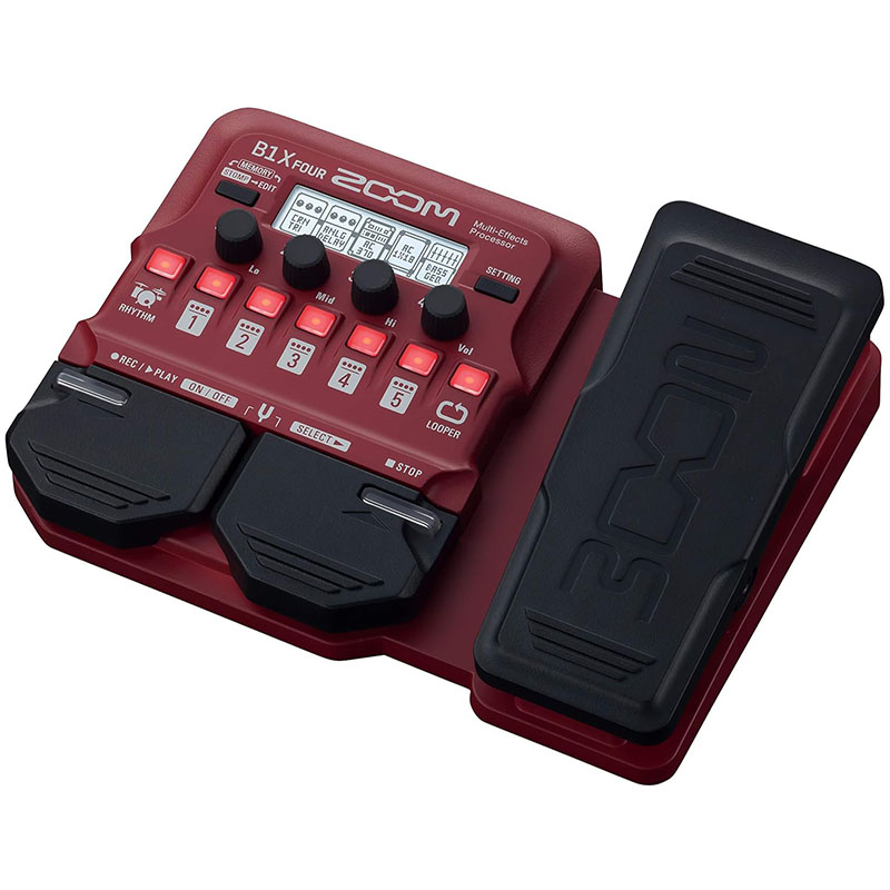 ZOOM B1X FOUR Bas Çoklu Efekt  - Looper Pedal Guitar incelemesi ve fiyatı