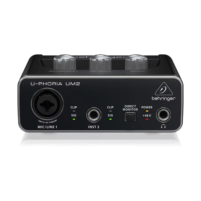 Behringer U-Phoria UM2 Ses Kar - Audio Music Interface incelemesi ve fiyatı
