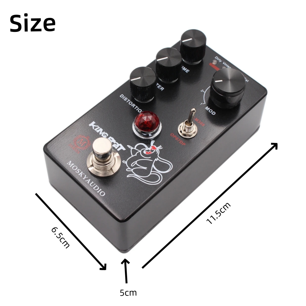 Mosky KING RAT Efekt Pedalı Di - Looper Pedal Guitar incelemesi ve fiyatı