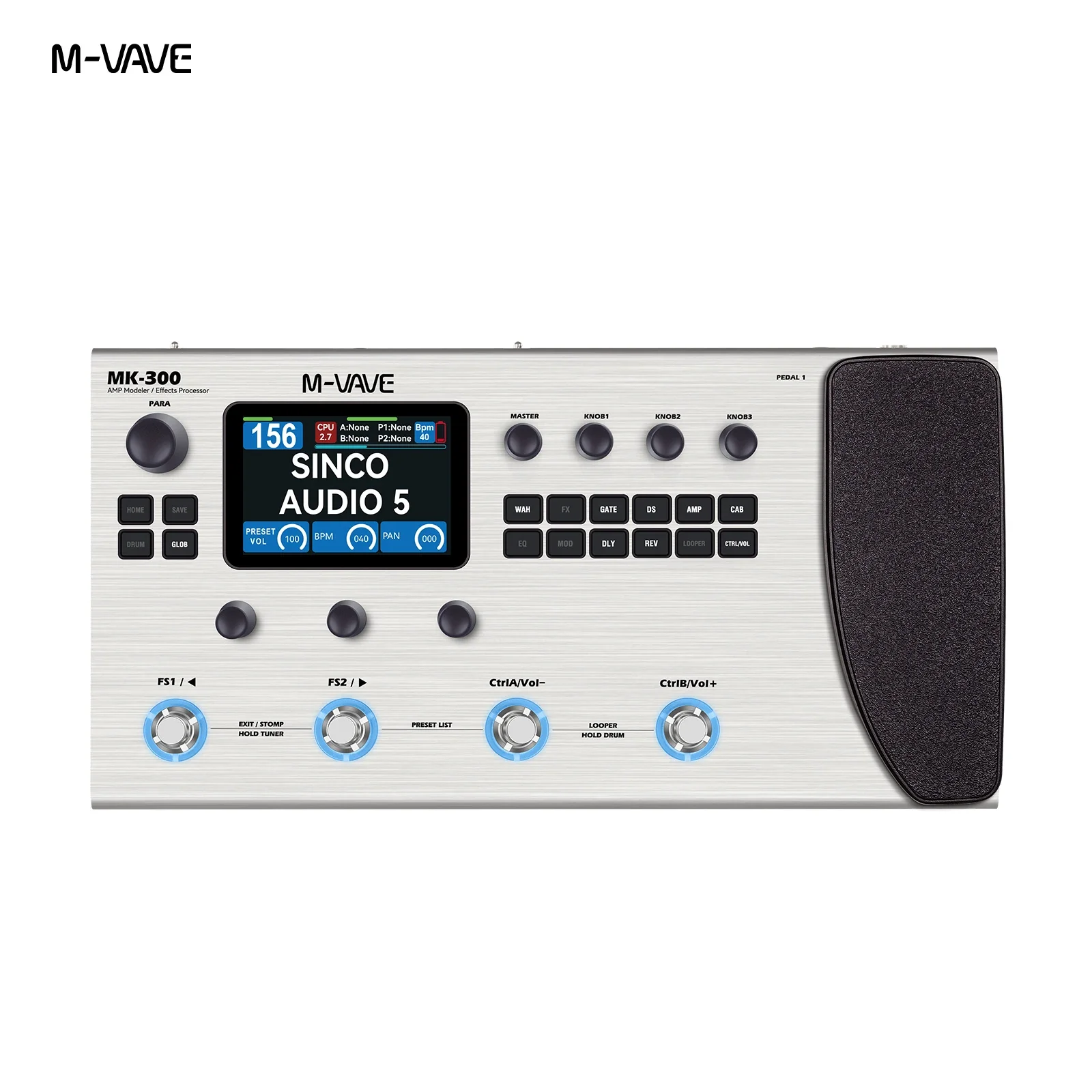 M-VAVE MK-300 Gitar Çoklu Efek - Looper Pedal Guitar incelemesi ve fiyatı