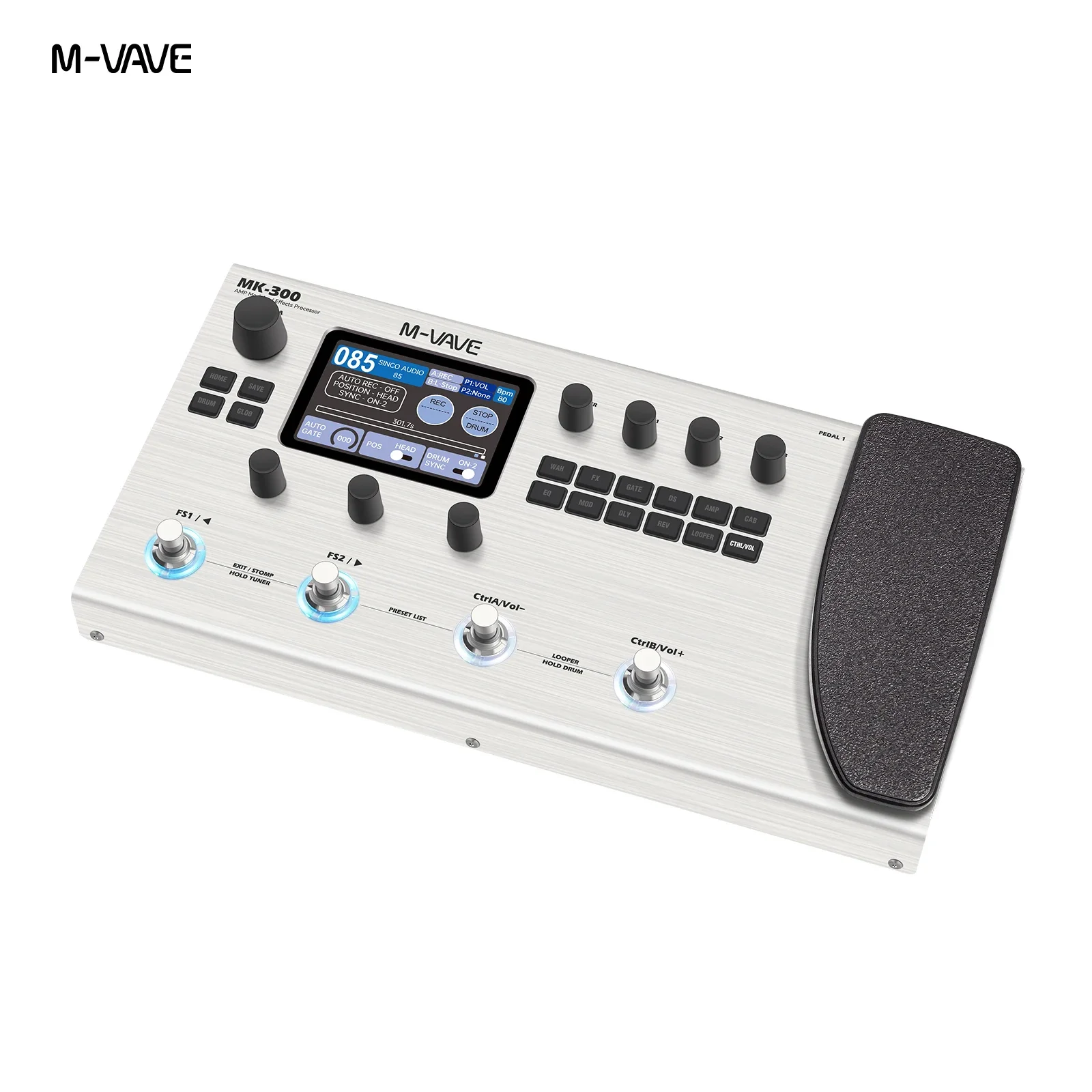 M-VAVE MK-300 Gitar Çoklu Efek - Looper Pedal Guitar incelemesi ve fiyatı