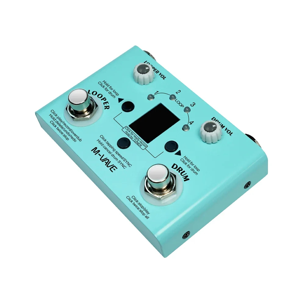 M-vave Kayıp Tempo Davul Makin - Looper Pedal Guitar incelemesi ve fiyatı