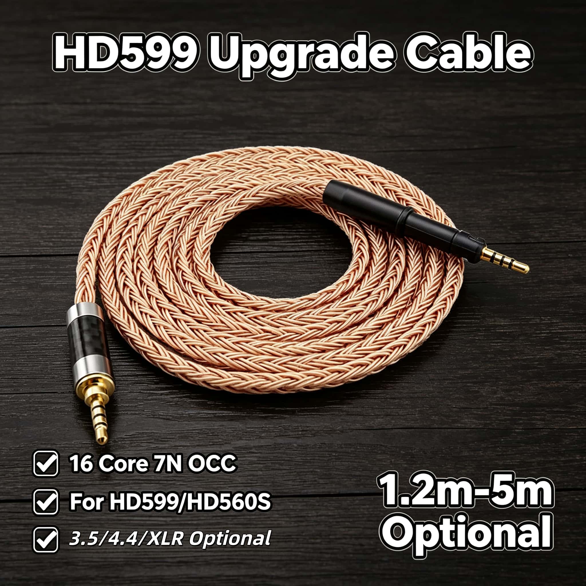 HIFI 16 Çekirdekli 99% 7N OCC  - Sennheiser Headphone Hd 560S incelemesi ve fiyatı