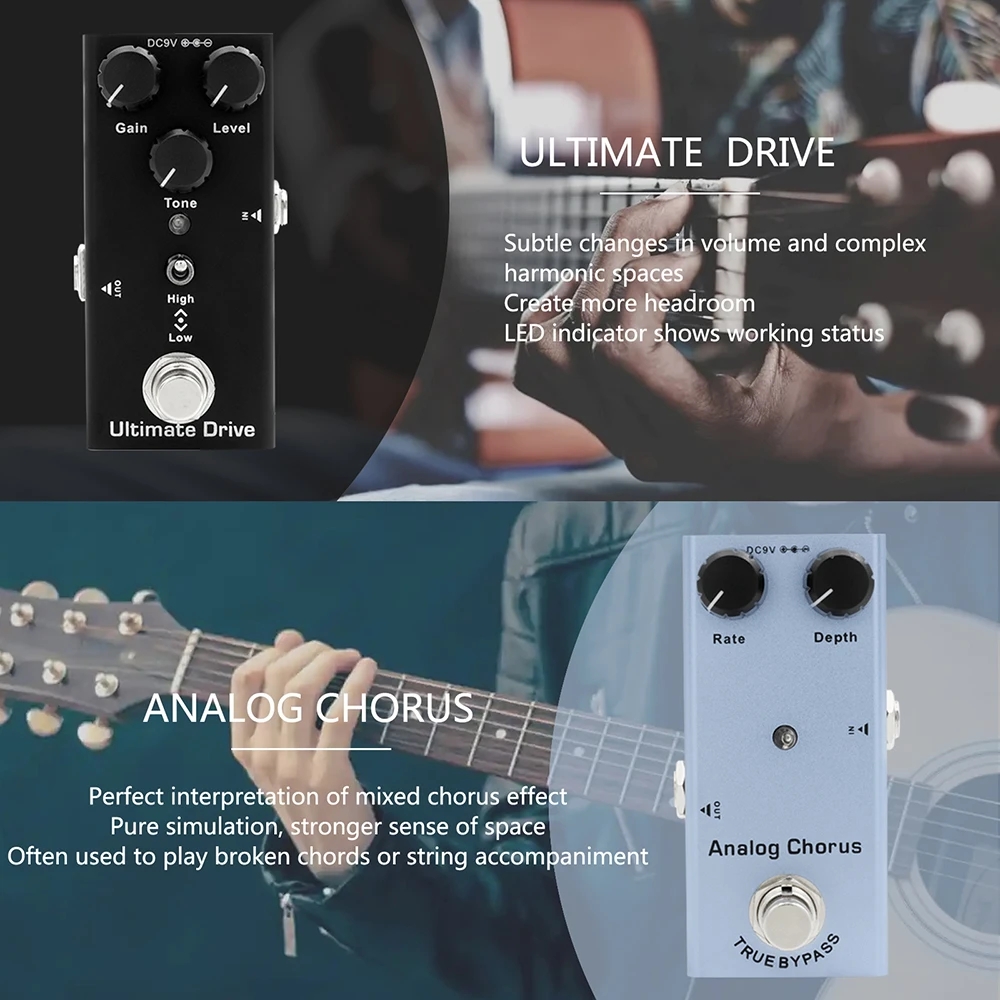 Elektro Gitar Pedalı Overdrive - Looper Pedal Guitar incelemesi ve fiyatı