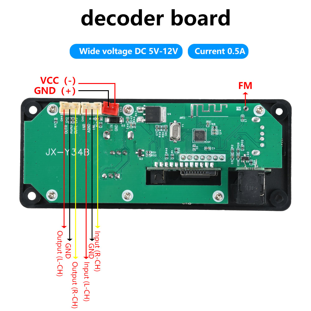 DC 5-12 V MP3 Ses Kod Çözücü M - Audio Music Converter To Mp3 incelemesi ve fiyatı