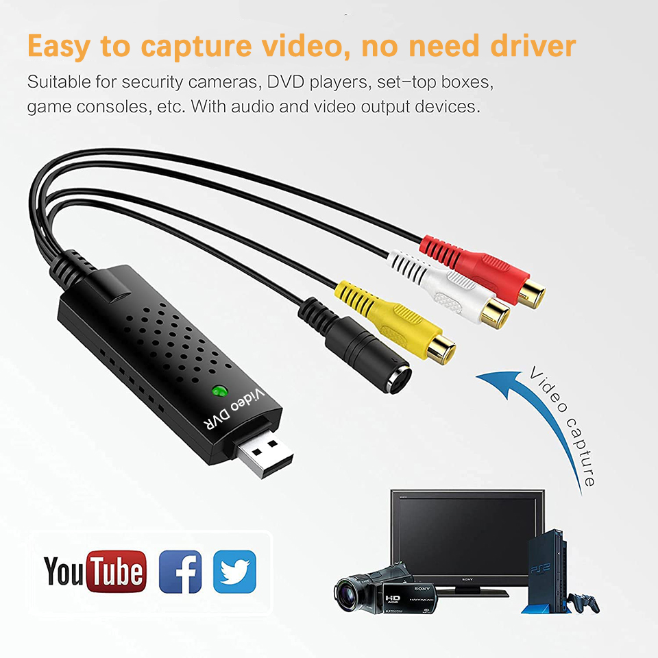USB Video Yakalama Kartı Kolay - Audio Music Converter incelemesi ve fiyatı