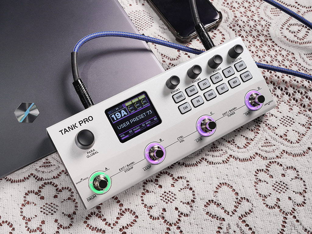 M VAVE TANK G/B TANK PRO Çoklu - Looper Pedal Guitar incelemesi ve fiyatı