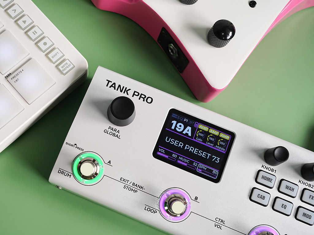 M VAVE TANK G/B TANK PRO Çoklu - Looper Pedal Guitar incelemesi ve fiyatı