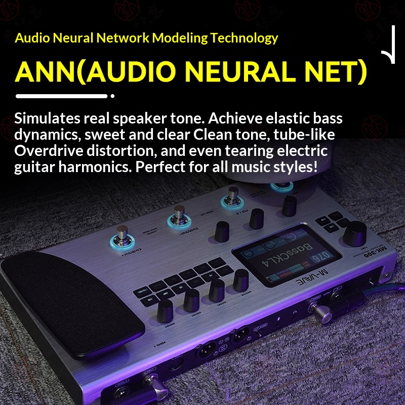 M-VAVE MK-300 Çok Fonksiyonlu  - Looper Pedal Guitar incelemesi ve fiyatı